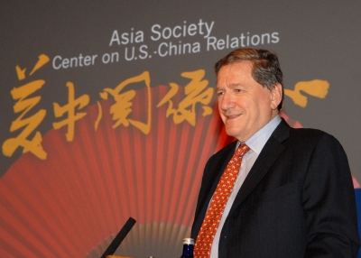 Ambassador Holbrooke at the official opening of the Center on US-China Relations, September 2007. (Photo by Elsa Ruiz)