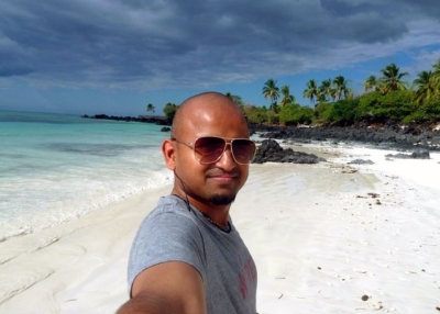 Skift.com founder and CEO Rafat Ali in the Comoros Islands, off the east coast of Africa, in 2011. (Rafat Ali)