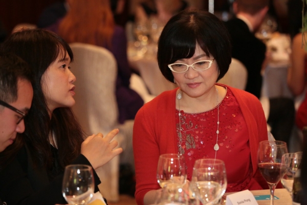From left to right: Paulo Pong, founder of Altaya Group and cofounder and director of the Press Room Group; his wife, Sonia Cheung, CEO of the Redwood Hotel Group; and Maggie Tsai, CEO of Fubon Art Foundation.