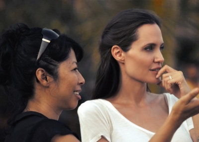 Loung Ung and Angelina Jolie