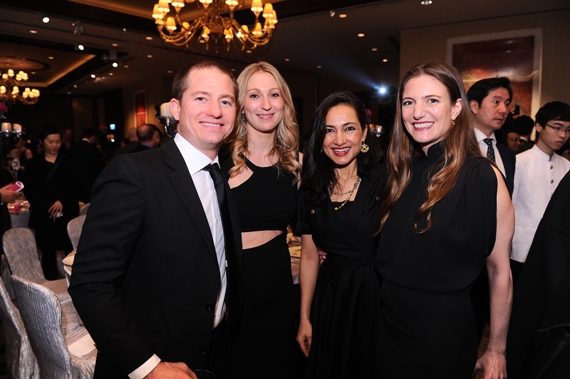 2015 Honoree artist Shahzia Sikander (second from right) and guests.