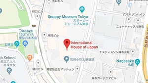 Map Asia Society Japan International House 5-11-16 Roppongi, Minato-ku, Tokyo 106-0032