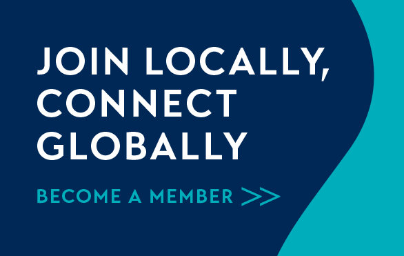 Join locally, connect globally. Become a member. 